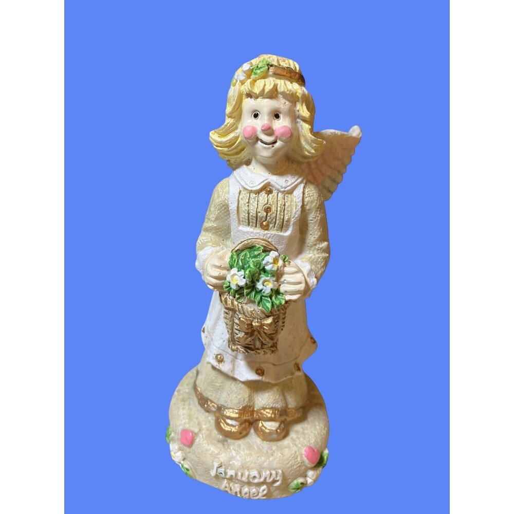 Hermitage Pottery January Month of the Year Angel 1998